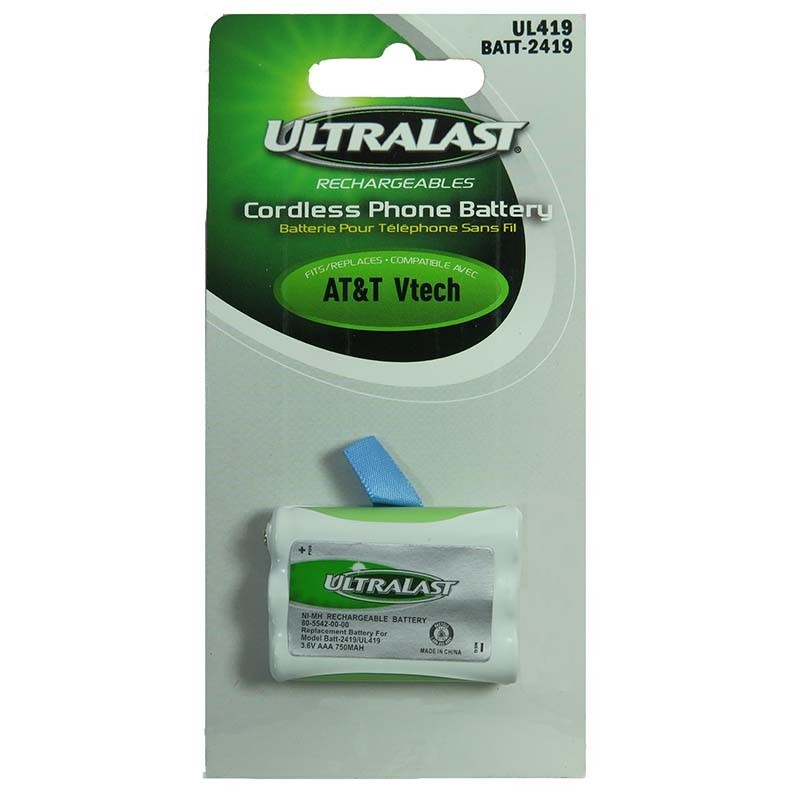 UL419 BATERIA TELEFONO INALAMBRICO 3.6V 750mAh ULTRALAST
