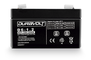 DS6-1.2 BATERIA SELLADA DURAVOLT 6V1.2AH