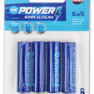 AA4 BATERIA AA ALCALINA BLISTER C4 WEPLUG