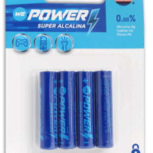 AAA4 BATERIA AAA ALCALINA BLISTER C4 WEPLUG