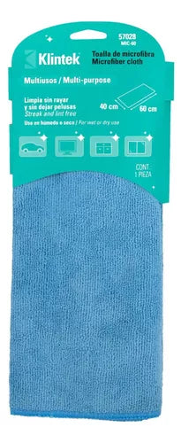 MIC-40 MICROFIBRA AZUL 40X40 KLINTEK