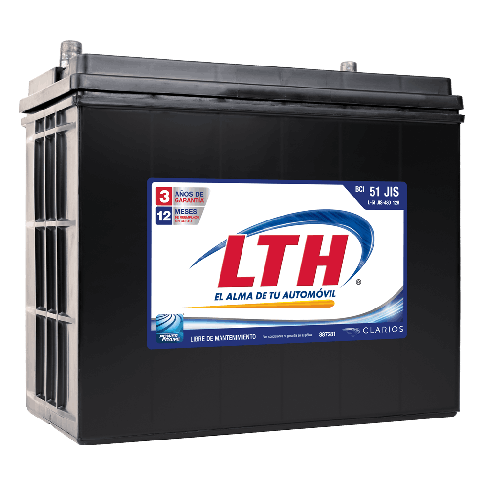 L-51 JIS-480 AUTOMOTIVE BATTERY - Imagen 3